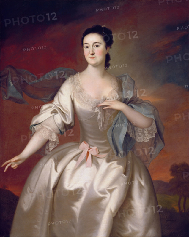 Mrs. James Pitts, 1757. Creator: Joseph Blackburn.