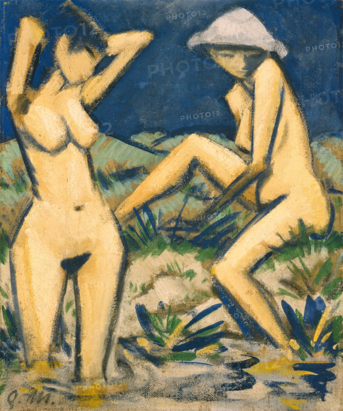 Bathers, c1920. Creator: Otto Mueller.