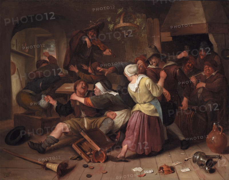 Gamblers Quarreling, c1665. Creator: Jan Steen.