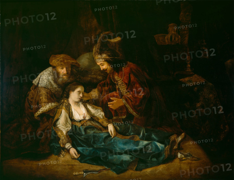 The Death of Lucretia (?), mid-1640s. Creator: School of Rembrandt van Rijn.