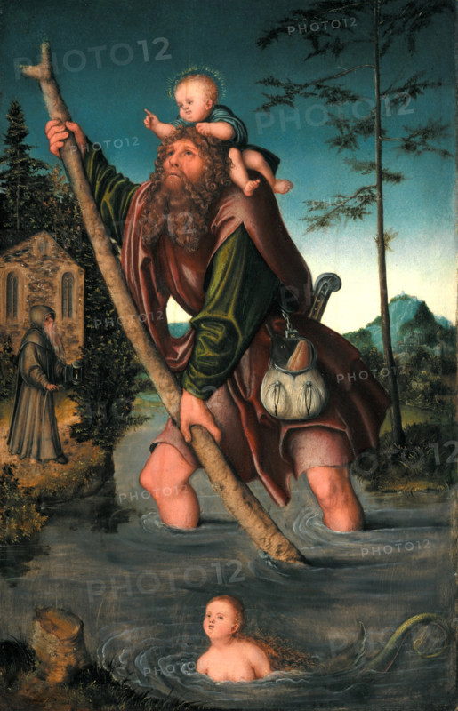 Saint Christopher, between 1518 and 1520. Creator: Lucas Cranach the Elder.
