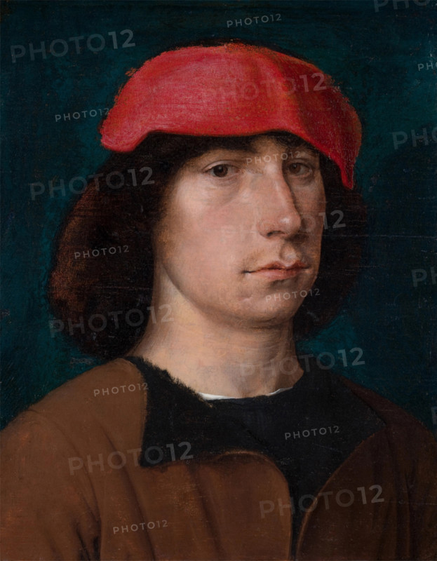 A Young Man in a Red Cap, c1512. Creator: Michael Sittow.
