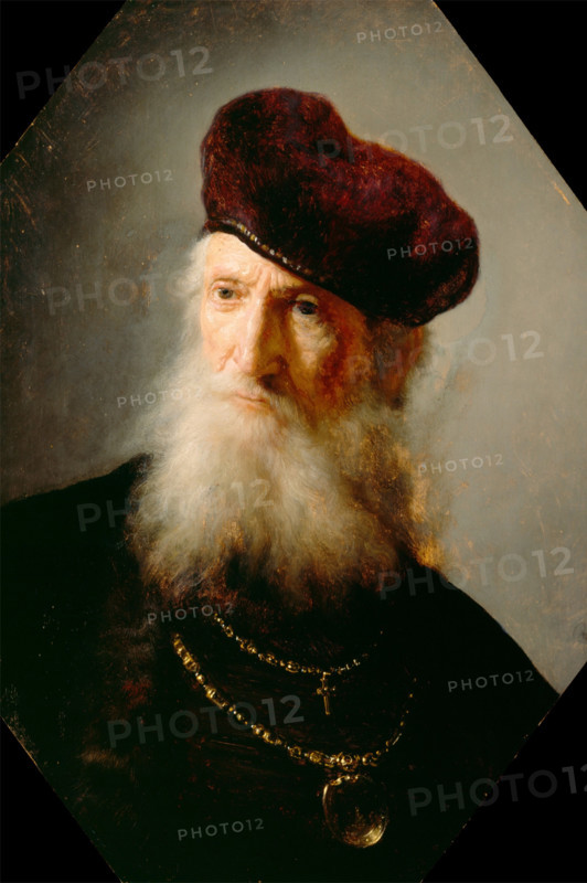Bust of a Bearded Old Man, mid-1630s. Creator: Workshop of Rembrandt.