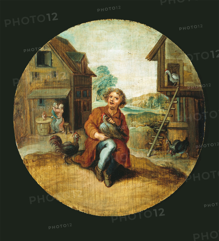 In the Farmyard, c1620-1660. Creator: Adriaen van de Venne.