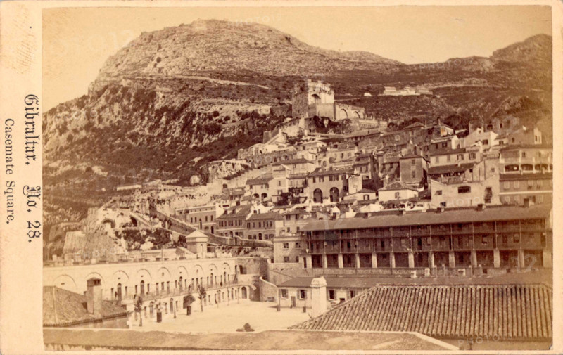Casemate Square, Gibraltar, 19th century. Creator: Anon.