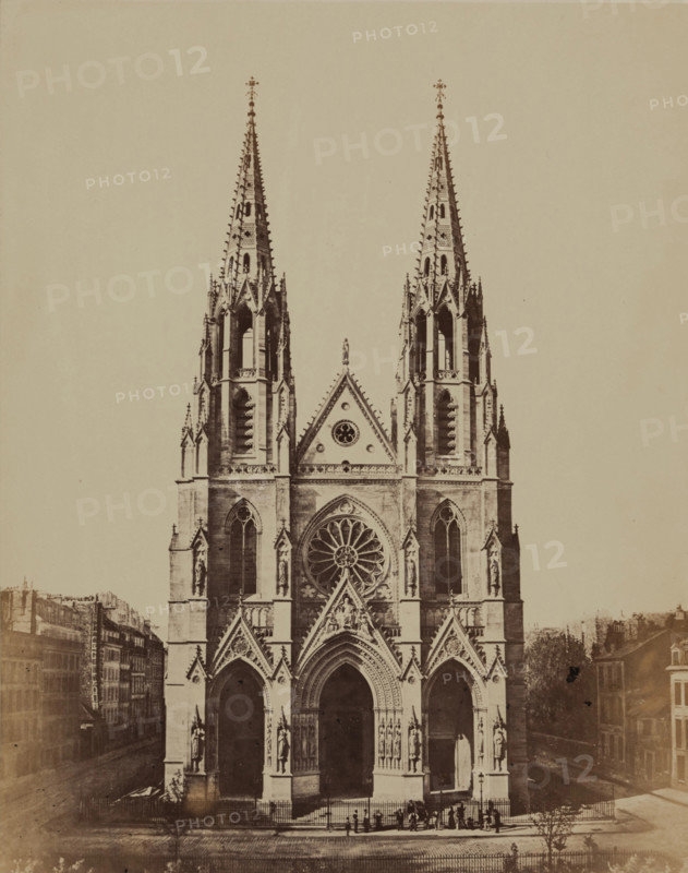 Ste. Clotilde, Paris, between 1860 and 1870. Creator: Edouard Baldus.
