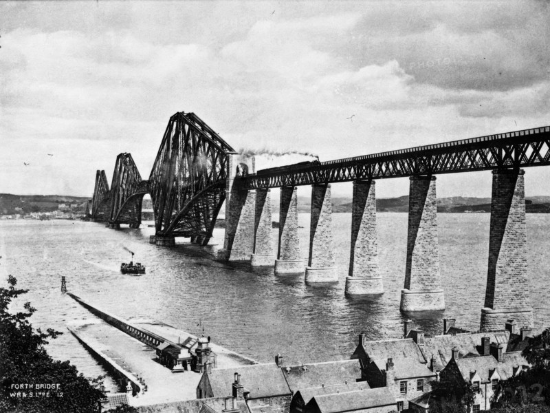 Forth Bridge, Edinburgh, Scotland, 1900. Creator: Unknown.