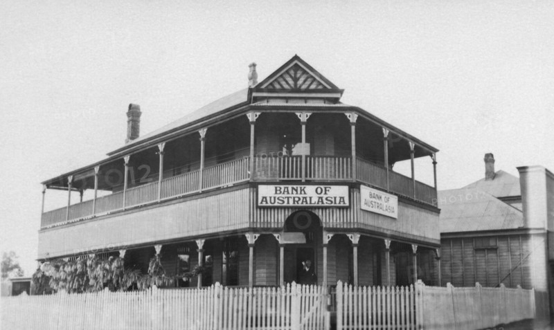 Bank of Australasia,  Charlotte Street, Crows Nest, Queensland, 1924. Creator: Jack Bain.