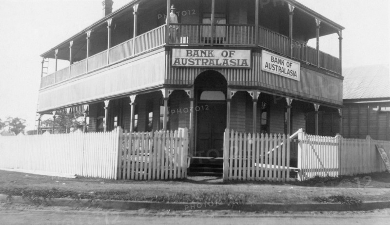 Bank of Australasia, Charlotte Street, Crows Nest, Queensland, 1935. Creator: Jack Bain.