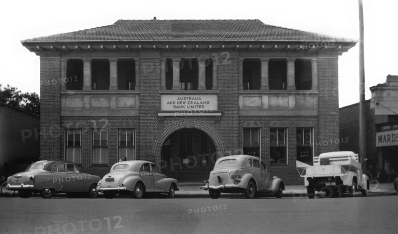 ANZ Bank, Formerly - Bank of Australasia, Dalby, Queensland, 1955. Creator: Jack Bain.