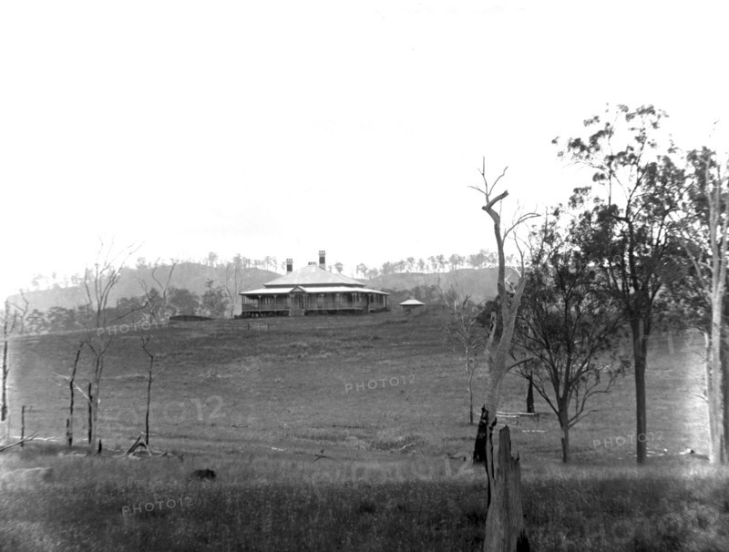 Country 'Queenslander' house, possibly Canungra Coomera region, 1888. Creator: Robert Augustus Henry L'Estrange.