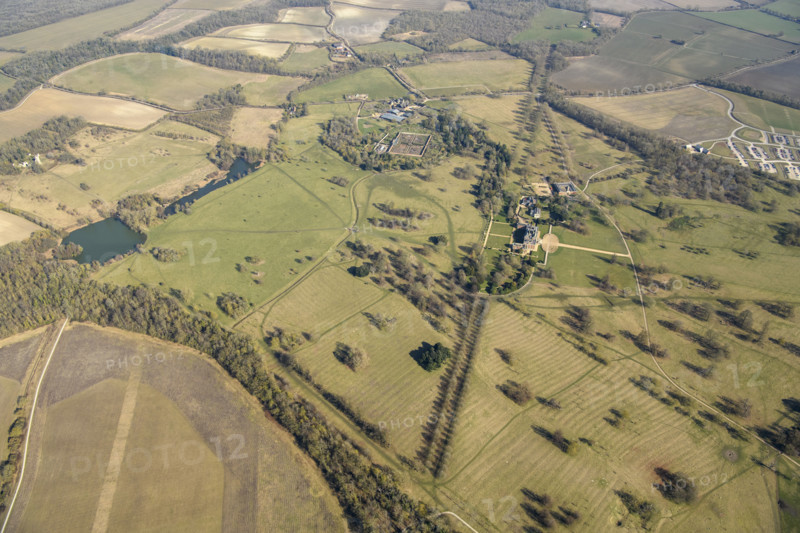 Wimpole Park, landscape park to Wimpole House, Cambridgeshire, 2025. Creator: Damian Grady.
