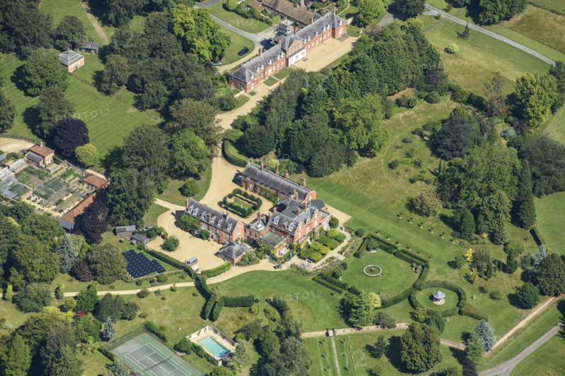 Chippenham Hall country house and stables, Cambridgeshire, 2023. Creator: Damian Grady.