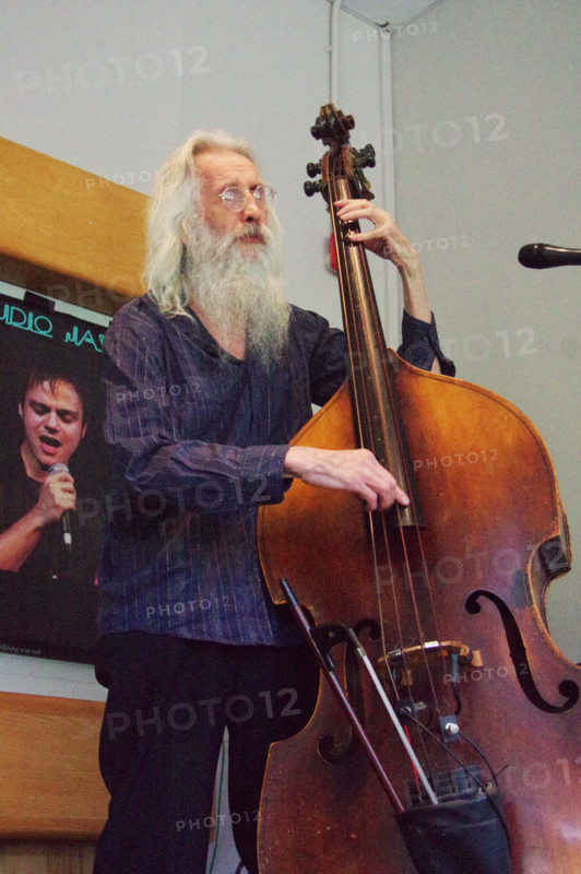 Peter Morgan, Mike Piggott’s Hot Club Trio, The Hawth, Crawley, West Sussex, 20 July 2025. Creator: Brian O'Connor.