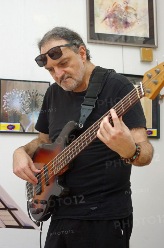 Giovanni Crescenzi, Ruta Di Trio, Clocktower Cafe Jazz Club, Croydon, London, 24 July 2025. Creator: Brian O'Connor.