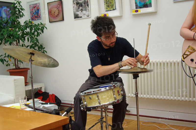 Finn Genockey, Ruta Di Trio, Clocktower Cafe Jazz Club, Croydon, London, 24 July 2025. Creator: Brian O'Connor.