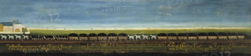 A Plain Representation of the Teams and Trams of Coal, brought down to Pillgwenlly..., 1821. Creator: John Thomas.