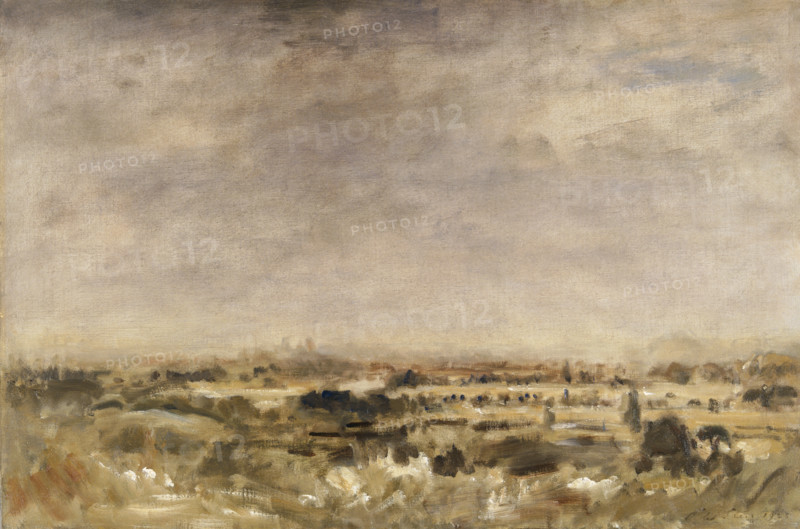 A distant view of Bridgnorth, 1925. Creator: Philip Wilson Steer.