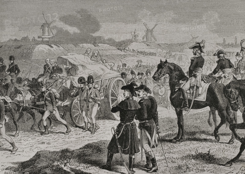 French Revolutionary Wars: Anglo-Russian invasion of Holland (27 August to 19 November 1799), 1879.  Creator: J Ansseau.