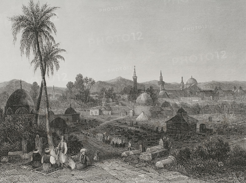 Damascus, 1840. Creator: Charles Nicolas Ransonnette.