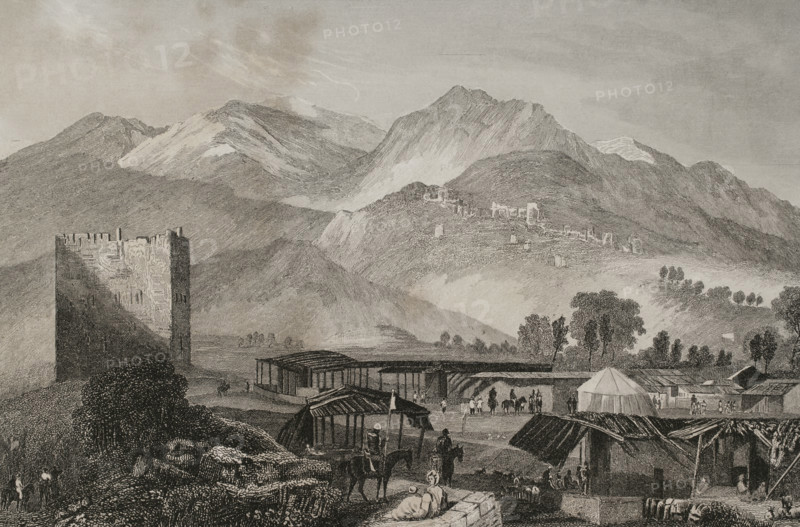 General view of Jericho, 1840. Creator: Aubert.