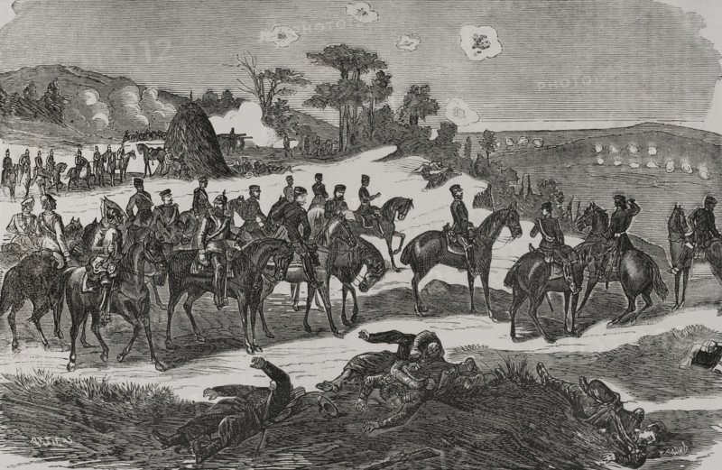 Franco-Prussian War (1870-1871): Second Battle of Orléans (3-4 December 1870), 1871. Creator: Artigas.