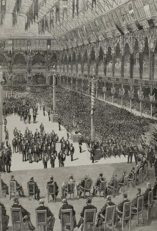 Universal Exhibition of Paris, France, 1878.  Creators: Bernardo Rico, Josep Lluís Pellicer Feñé.