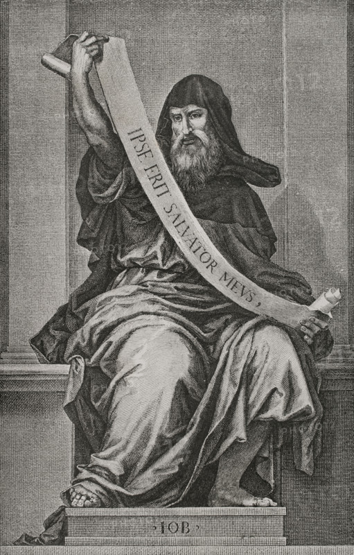 The prophet Job, 1877.  Creator: Unknown.