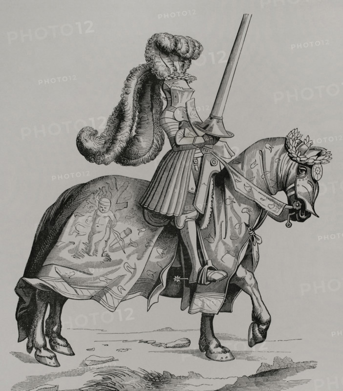 The champion of the tournament, 1877.  Creator: Unknown.