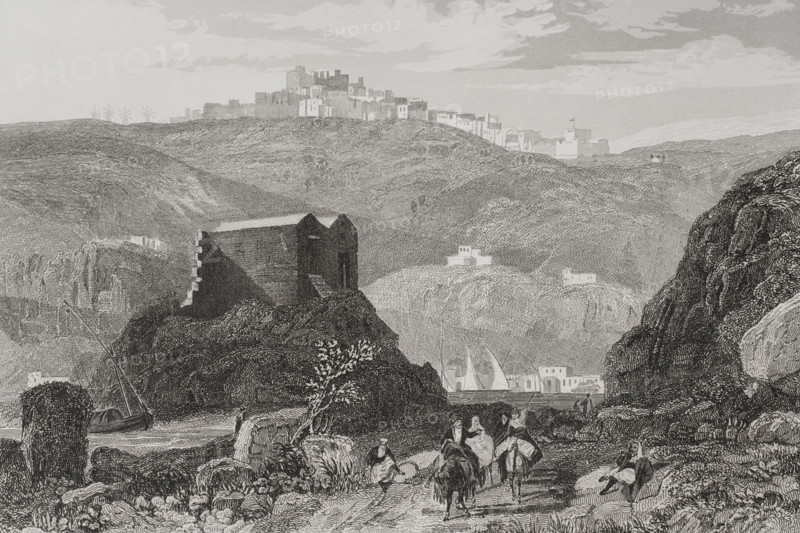 Patmos, 1840. Creator: Aubert.