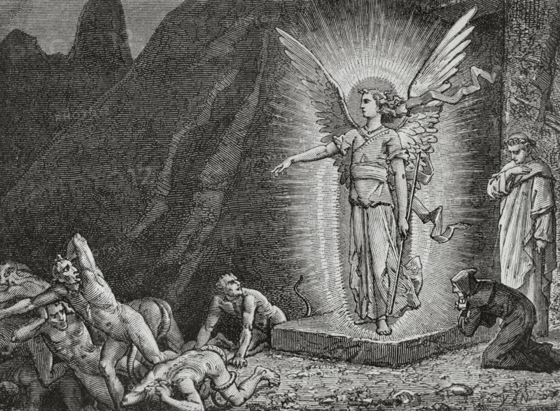 The Divine Comedy (1307-1321): Inferno (Hell), 1888.  Creator: Jean Edouard Dargent.