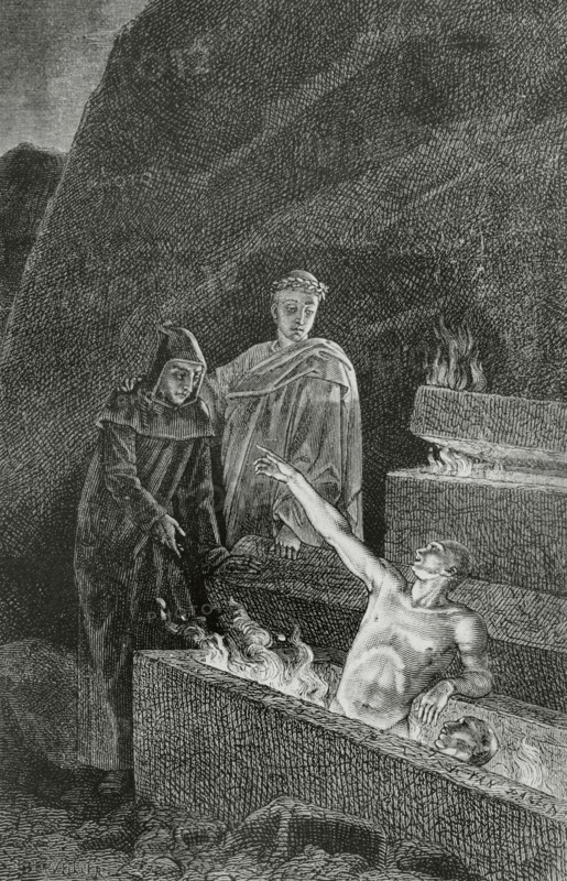 The Divine Comedy (1307-1321): Inferno (Hell), 1888.  Creator: Jean Edouard Dargent.