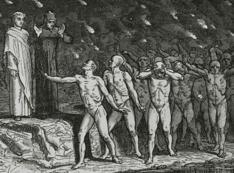The Divine Comedy (1307-1321): Inferno (Hell), 1888.  Creator: Jean Edouard Dargent.