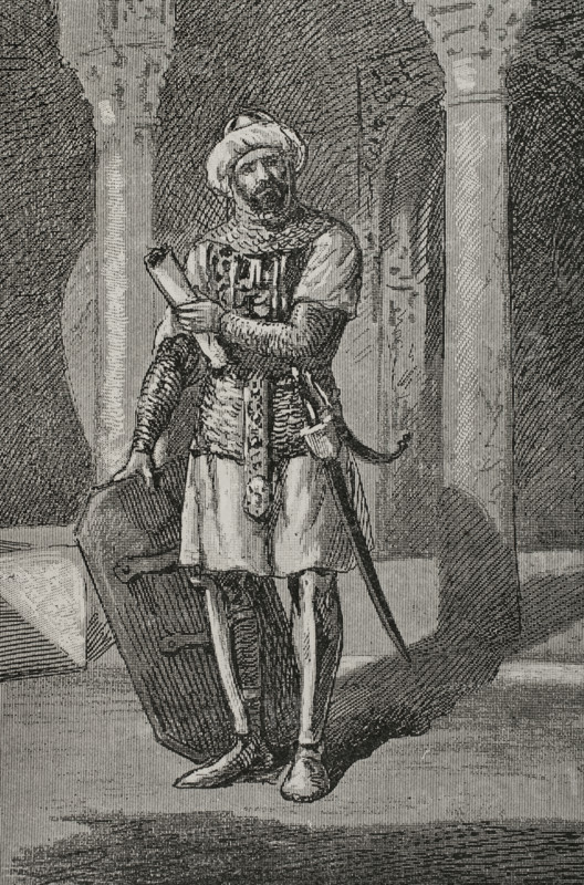 Abd al-Rahman III (891-961), Umayyad caliph of Córdoba (929-961), 1890. Creator: Joan Serra y Pausas.