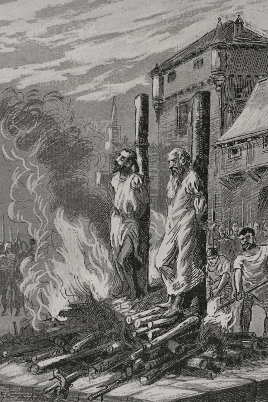 Torment of the Knights Templar in Paris, France, 1310, (1890). Creator: Joan Serra y Pausas.