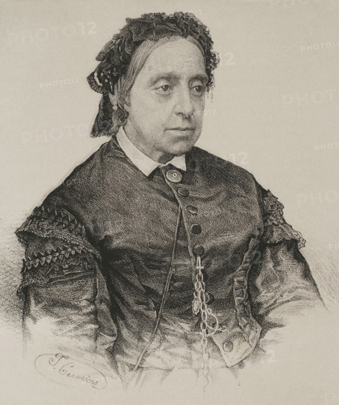Maria Teresa of Braganza (1793-1874), Portuguese Infanta, 1869. Creator: Jose Cuevas.