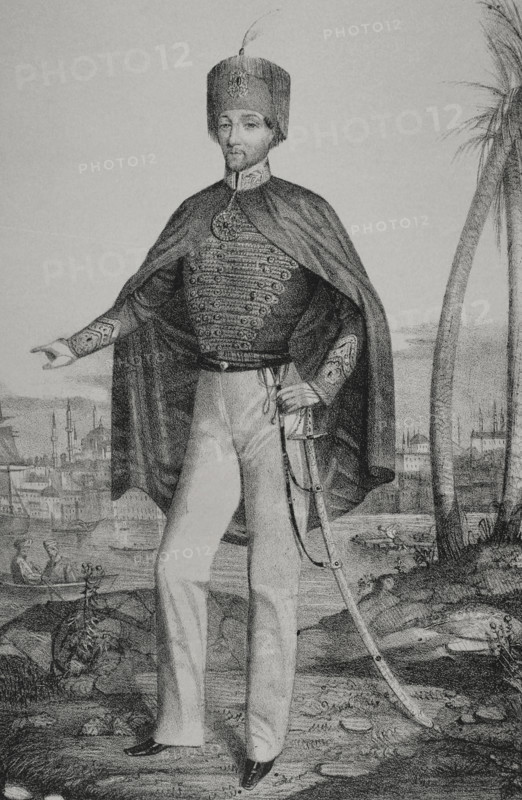 Abdulmejid I, (1823-1861), Sultan of the Ottoman Empire (1839-1861), 1852. From "Detail. Creator: Martínez.