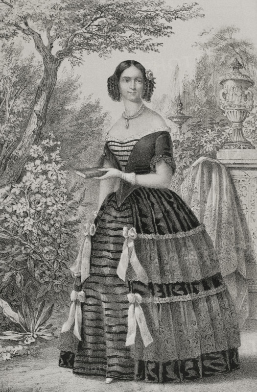 Adelgunde of Bavaria, (1823-1914), Duchess consort of Modena and Reggio (1846-1859)..., 1852. Creator: Julio Donón.