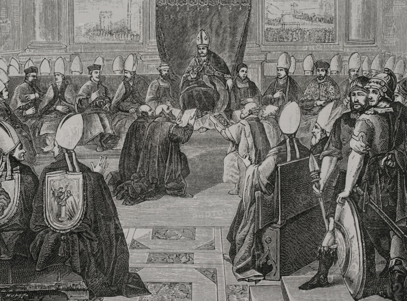 Council of Vienne, 1877.  Creator: Jules Jean Marie Joseph Huyot.