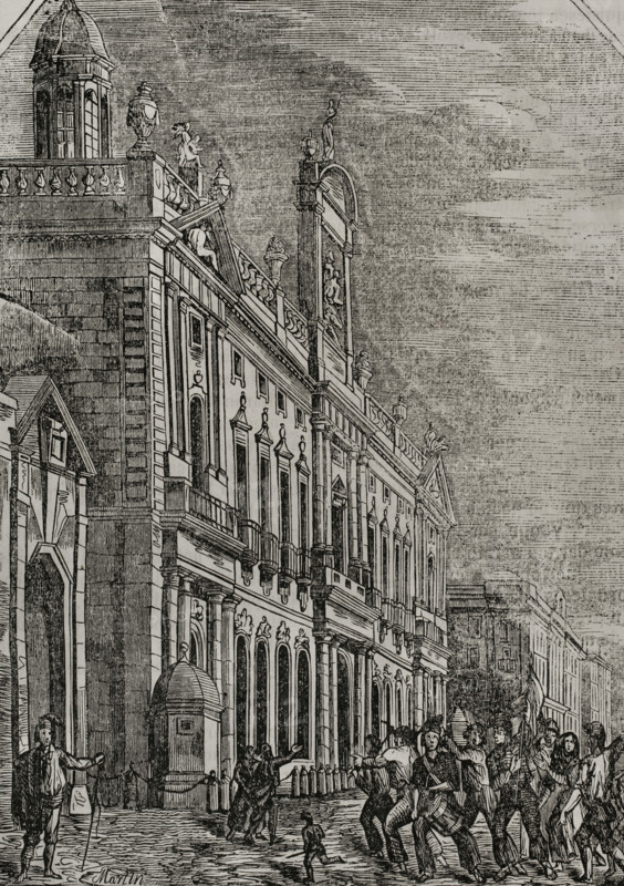 First Carlist War, (1833-1840): Anti-clerical riots of 1835, (1845). Creator: Martinez.