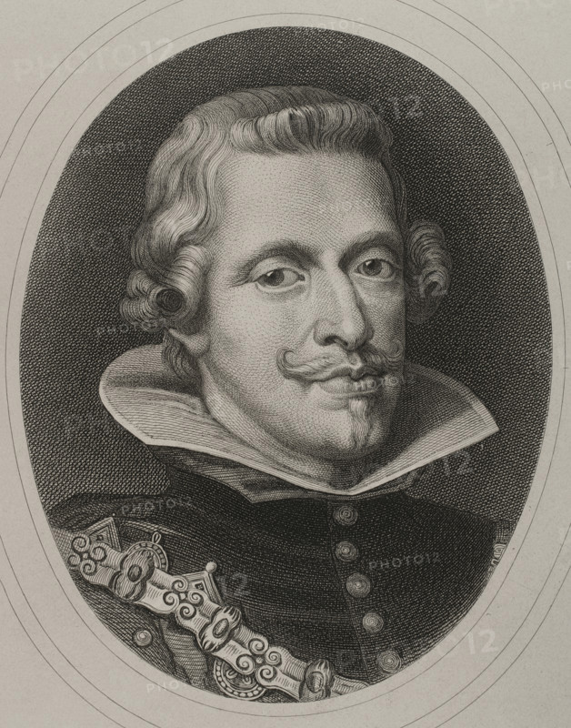 Philip IV, (1605-1665). King of Spain (1621-1665), 1879. Creators: Magin Pujadas, Alphonse Charles Masson.