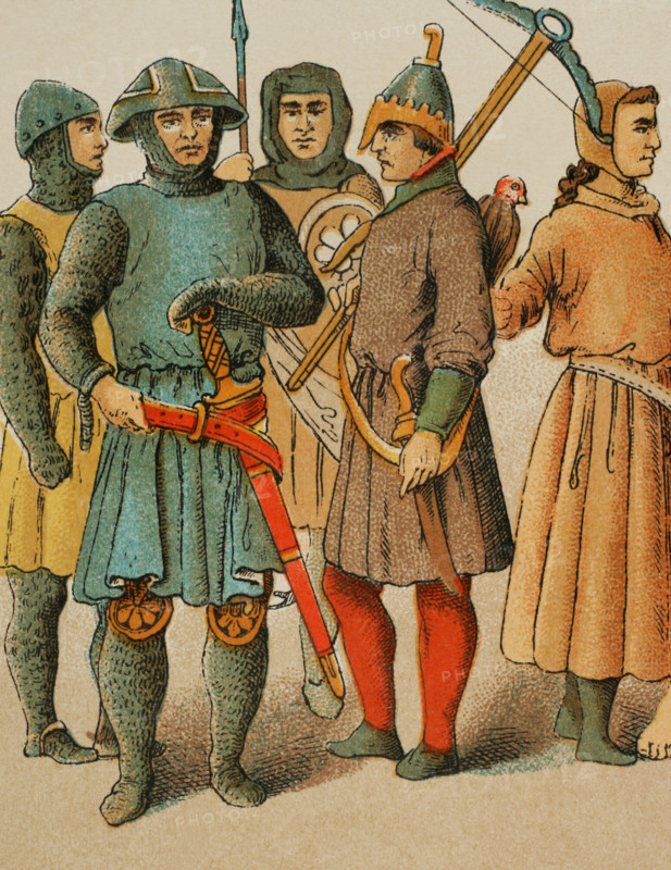 Warriors, 1200, (1884). Creator: Unknown.