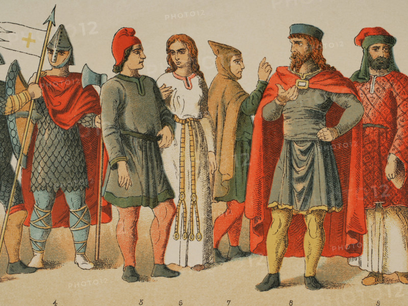 History of France, 1000, (1884).  Creator: Unknown.