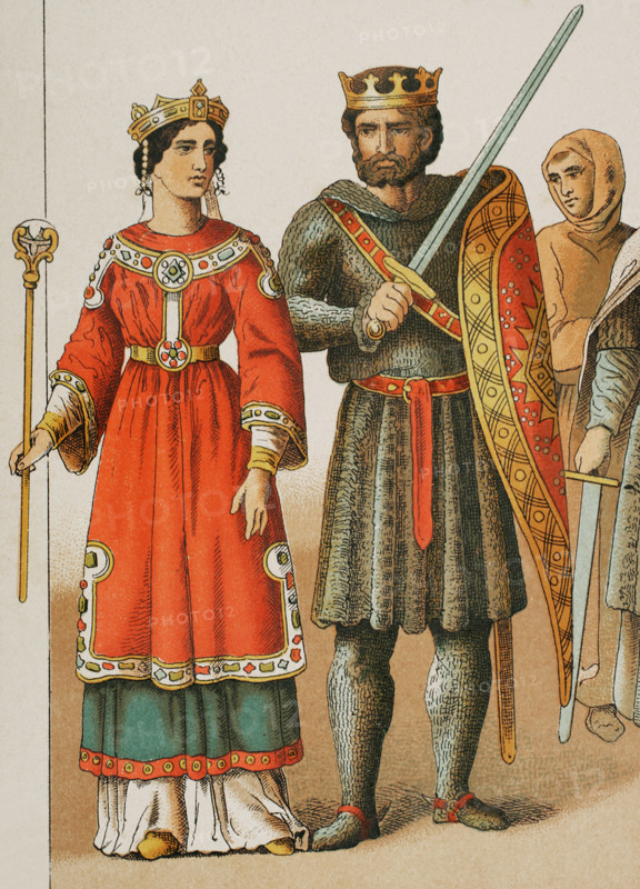 History of France, 1000, (1884).  Creator: Unknown.