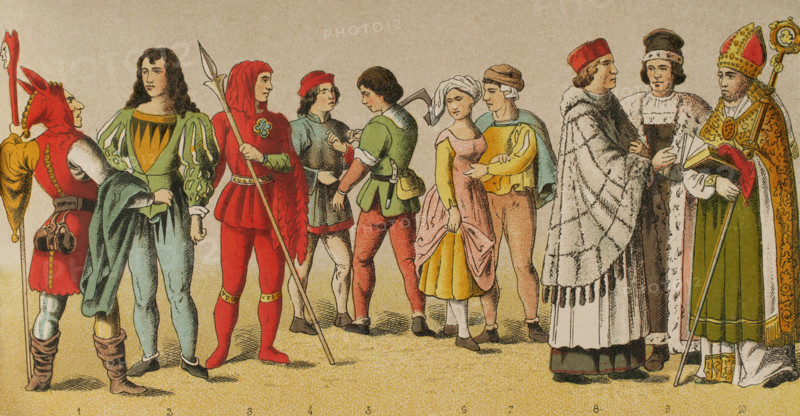 History of Germany, Middle Ages, 1450-1500, (1881).  Creator: Unknown.
