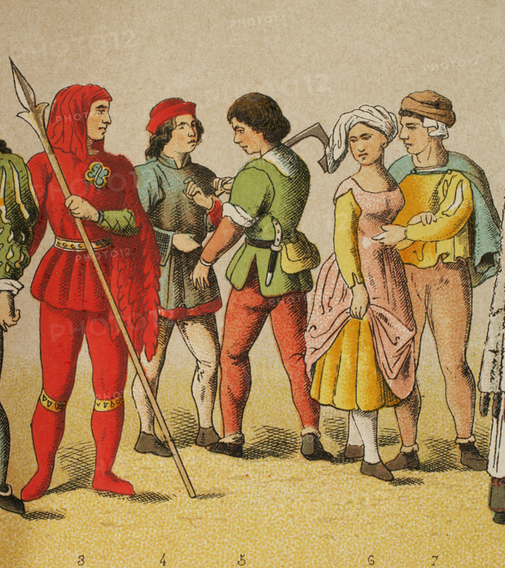 History of Germany, Middle Ages, 1450-1500, (1881).  Creator: Unknown.