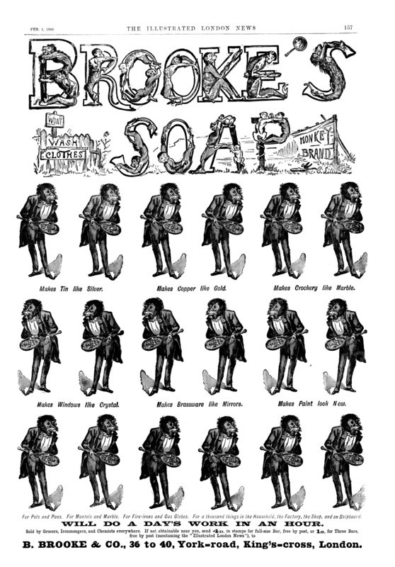 Advertisement for Brooke’s Soap, 1890. Creator: Unknown.