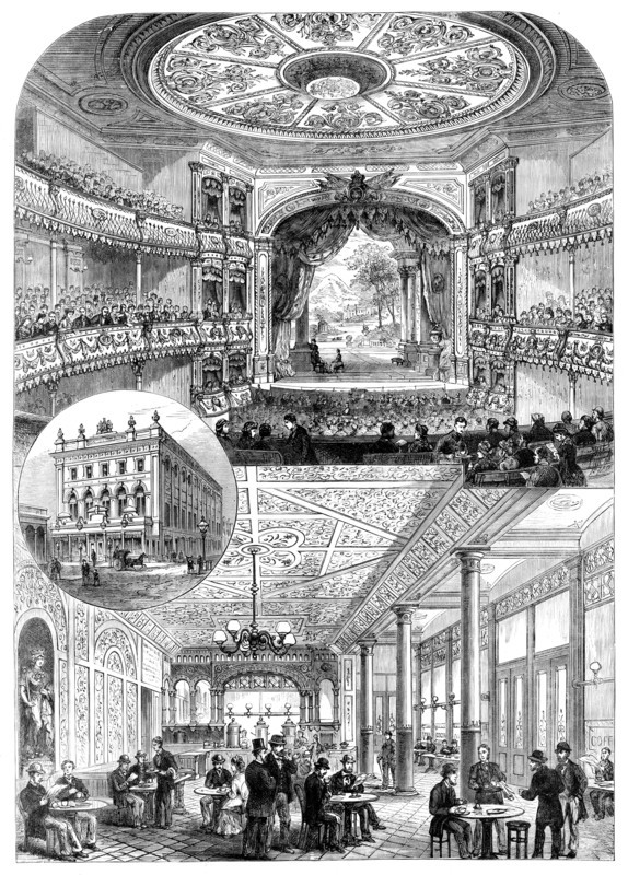 The Victoria Coffee Palace and Music Hall, Waterloo-Road, Lambeth, 1890. Creator: Unknown.