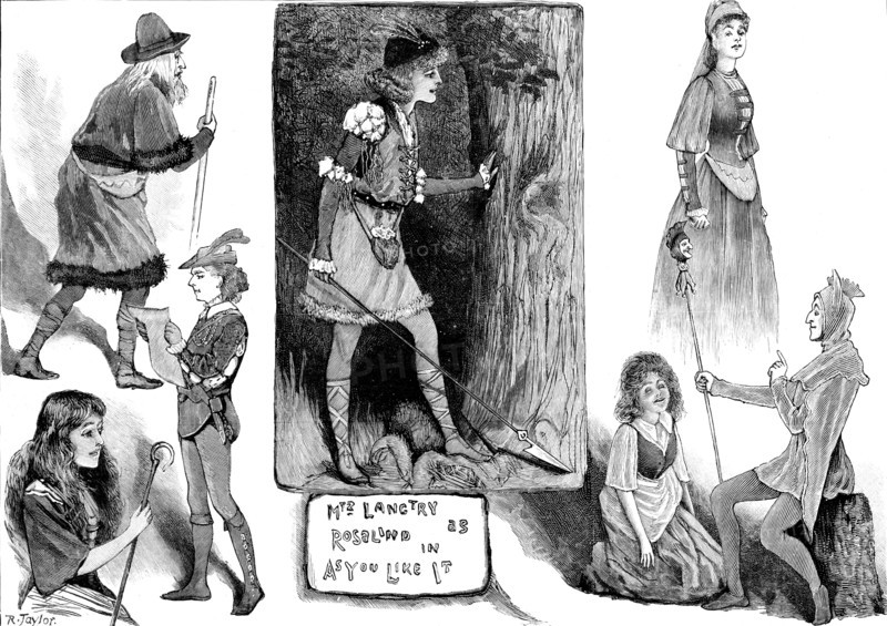 As You Like It, at the St. James’s Theatre, 1890. Creator: R. Taylor.