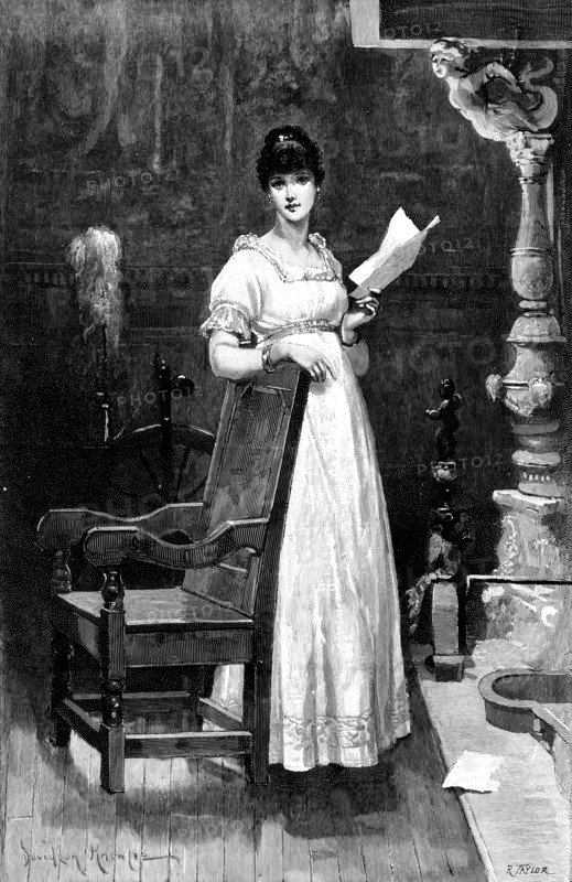 News from Abroad, by Davidson Knowles, 1890. Creator: R. Taylor.